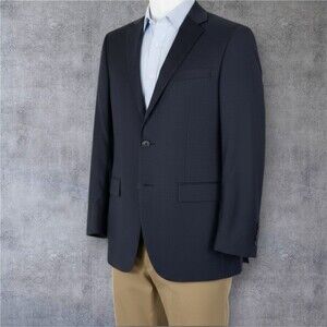 JOSEPH ABBOUD Slim Fit Mens Blazer Sport Coat Two Button Jacket 36R Gray Wool